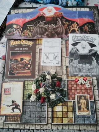 Heroquest Juego de Mesa MB 1989.