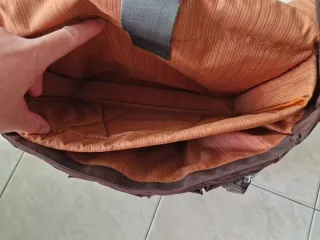 Borsa porta PC Case Logic marrone/grigia