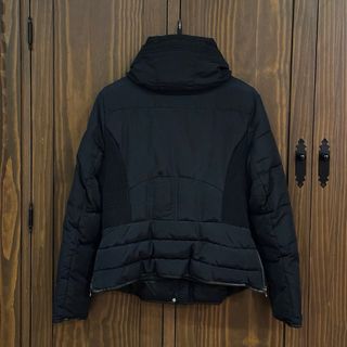 Zara Basic - Abrigo acolchado negro Talla M