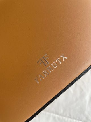 Bolso de piel Farrutx marrón claro