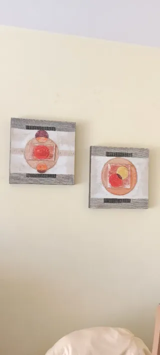 4 cuadros.Cuadro Abstracto Moderno