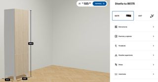 Armario IKEA BESTA 60x41x202cm