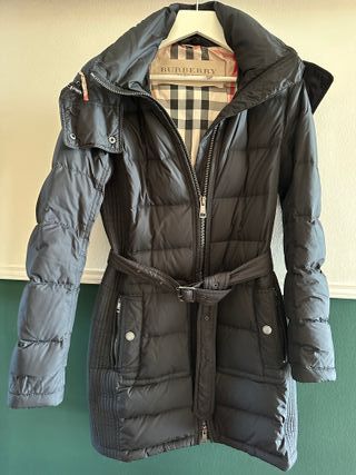 Abrigo de pluma Burberry Negro Mujer Talla S