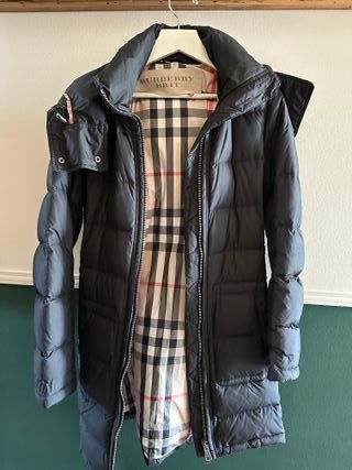 Abrigo de pluma Burberry Negro Mujer Talla S