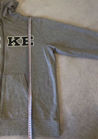 Sudadera Nike Gris con Cremallera