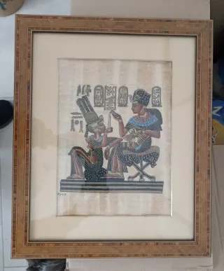 Dibujos Antiguos Egipcios en Papiro