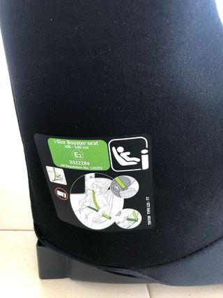 Silla coche bebé gris y negro