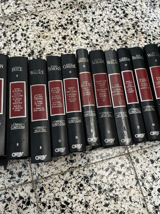 Colección completa Novela Negra ORBIS (24 tomos)