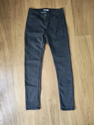 Jeans skinny grises