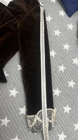 Corpiño fallera marrón y blanco