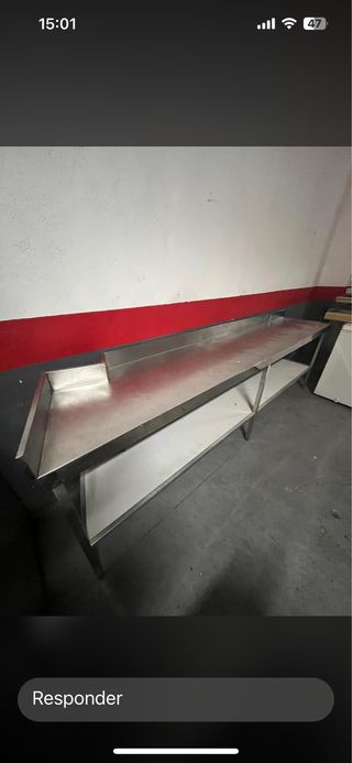 Mesa de acero inoxidable