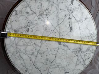 Mesa antigua mármol y madera