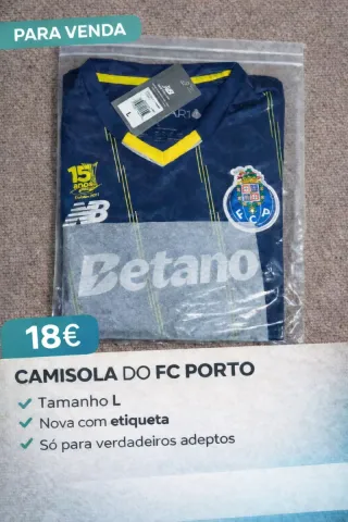 Camisola FC Porto L Nova Com Etiqueta