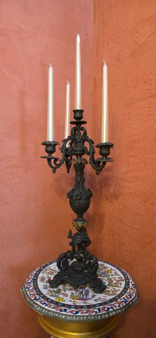 Candelabro de Bronce