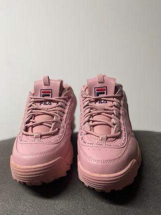 Playeras Fila disruptor 2 premium Rosas
