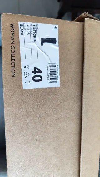 Botas Giossepo Negras Talla 40 NUEVAS