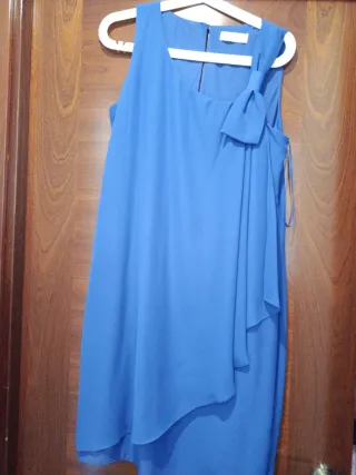 Vestido de fiesta azul para eventos