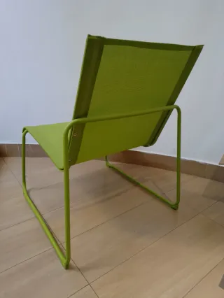 Sillón de terraza verde
