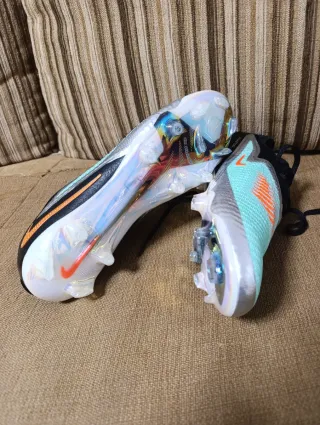 Nike Phantom 6 Low Elite FG Plata/Turquesa