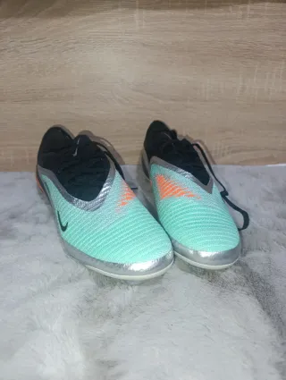 Nike Phantom 6 Low Elite FG Plata/Turquesa