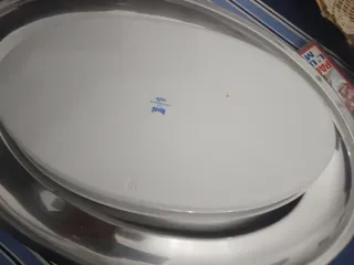 Vassoio Ovale in Metallo