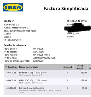 Armario 3 puertas Ikea blanco