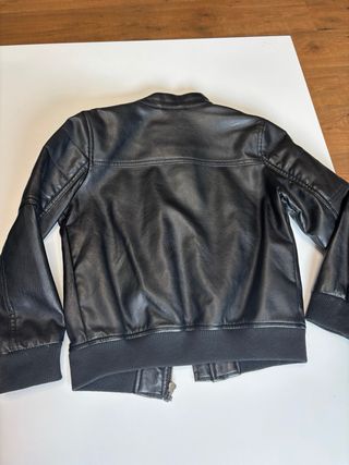 Cazadora Bomber Niño Primark Negra Talla 7