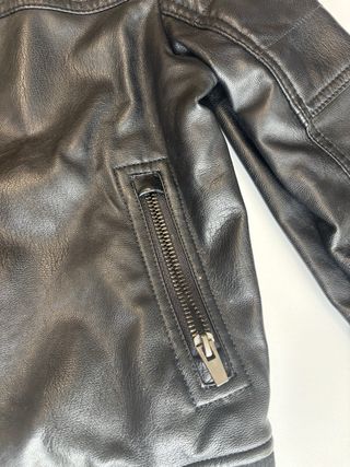 Cazadora Bomber Niño Primark Negra Talla 7