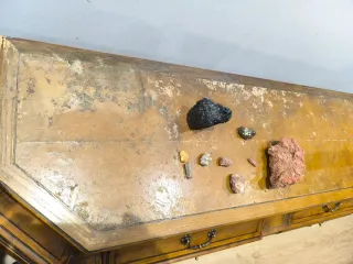 Aparador de salón de madera