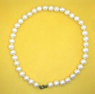 Collar de Perlas Naturales Cierre plata