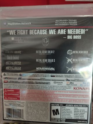 Metal Gear Solid: The Legacy Collection PS3