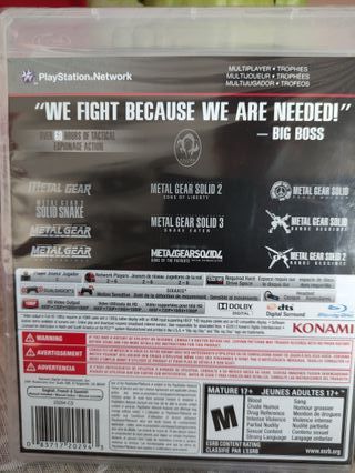 Metal Gear Solid: The Legacy Collection PS3