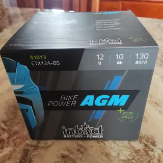 Batería Moto. Nueva sin uso. IntAct CTX12A-BS AGM