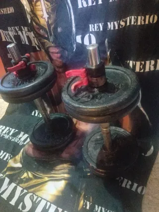 Pesas ajustables para gimnasio