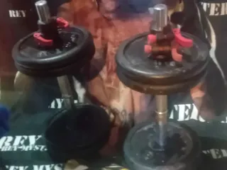 Pesas ajustables para gimnasio