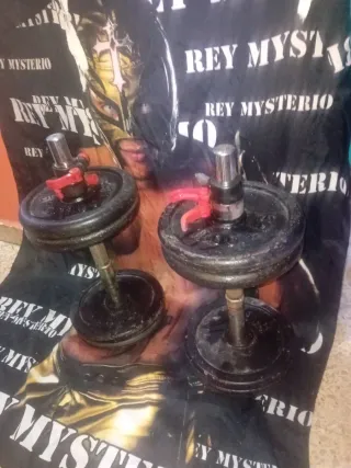 Pesas ajustables para gimnasio