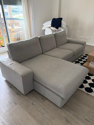 Sofá KIVIK 3 plazas chaise longue ikea