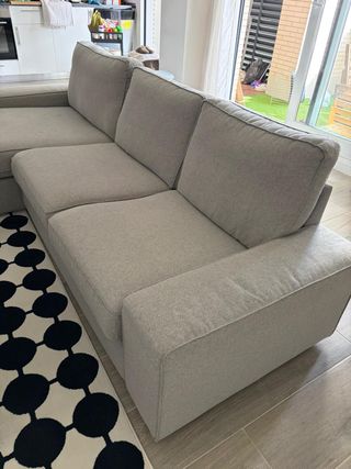 Sofá KIVIK 3 plazas chaise longue ikea