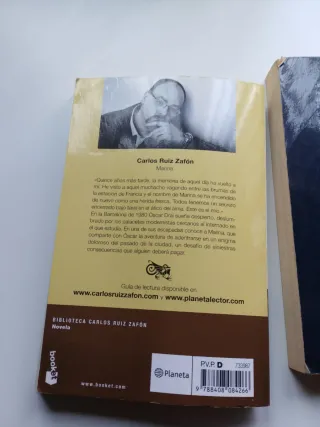 Libro marina de Carlos Ruiz zafon