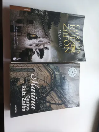 Libro marina de Carlos Ruiz zafon