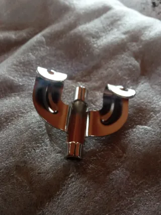 Garra de Batería Cromada