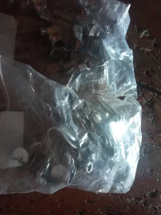 20 Garras de Batería Cromada