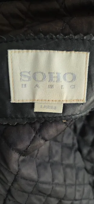 Chaqueta Cuero 100% Hombre Negra