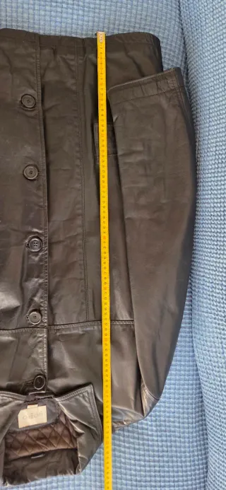 Chaqueta Cuero 100% Hombre Negra