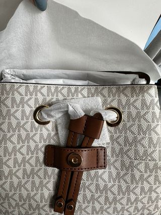 Mochila Michael Kors Beige y Marrón