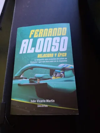 Libro biografia Fernando Alonso velocidad y epica