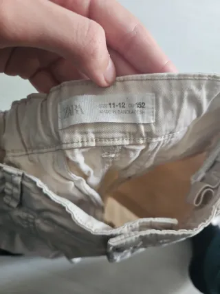 Zara Cargo Beige niño