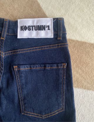 Jeans Kostum blu a zampa