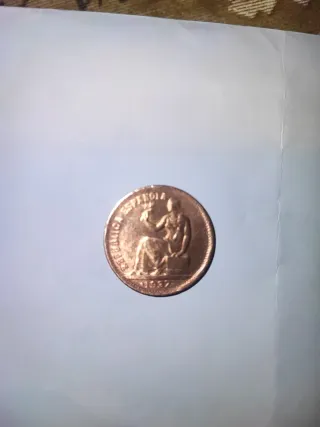 Moneda 50 Céntimos República Española 1937