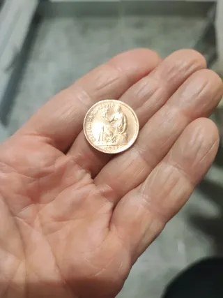 Moneda 50 Céntimos República Española 1937